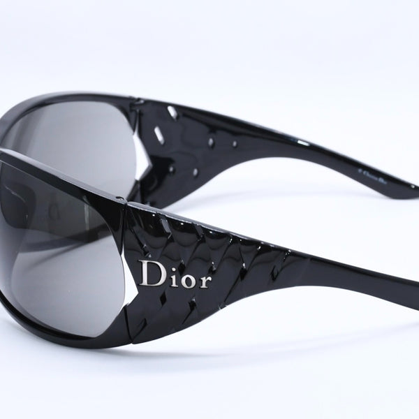 Very Good Condition Christian Dior DIOR RIBBON Sunglasses Eyewear D28M8 Size 110 Black Used 4a004140