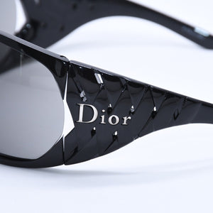 Very Good Condition Christian Dior DIOR RIBBON Sunglasses Eyewear D28M8 Size 110 Black Used 4a004140