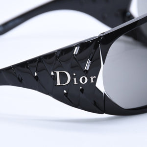 Very Good Condition Christian Dior DIOR RIBBON Sunglasses Eyewear D28M8 Size 110 Black Used 4a004140