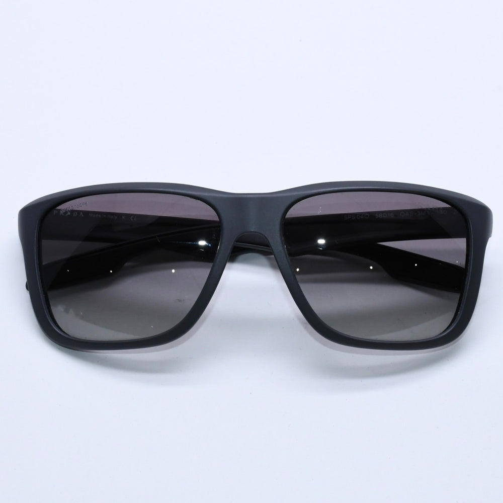 PRADA SPORT Sunglasses, Size 58◻16 SPS 04O Gray Red Excellent Condition Used 4a004160