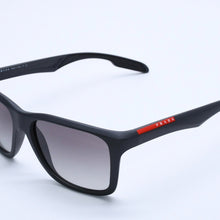 画像をギャラリービューアに読み込む, PRADA SPORT プラダスポーツ Sunglasses サングラス サイズ58◻︎16 SPS 04O グレー レッド 美品 中古 4a004160