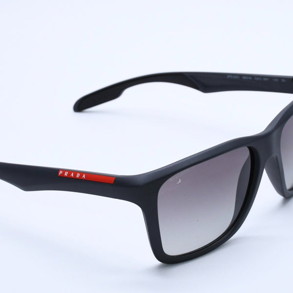 PRADA SPORT Sunglasses, Size 58◻16 SPS 04O Gray Red Excellent Condition Used 4a004160