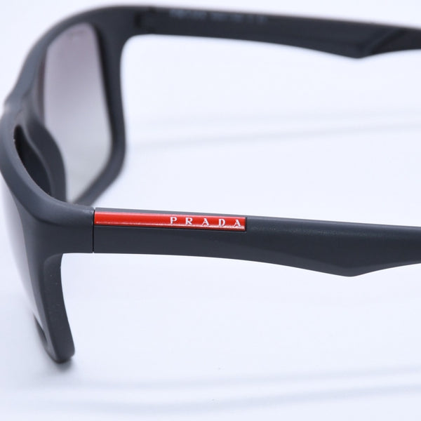 PRADA SPORT Sunglasses, Size 58◻16 SPS 04O Gray Red Excellent Condition Used 4a004160