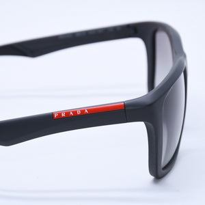 PRADA SPORT Sunglasses, Size 58◻16 SPS 04O Gray Red Excellent Condition Used 4a004160