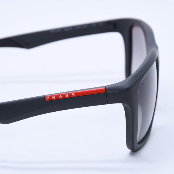 PRADA SPORT Sunglasses, Size 58◻16 SPS 04O Gray Red Excellent Condition Used 4a004160