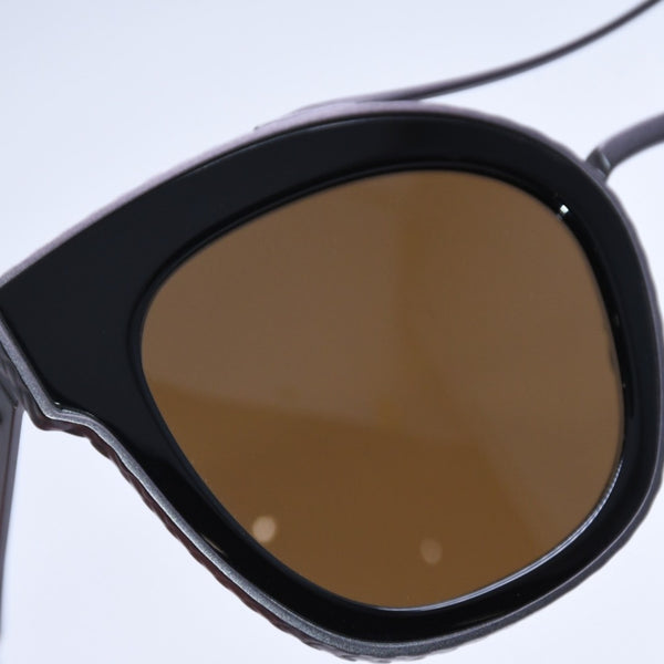 極美品 BOTTEGA VENETA ボッテガヴェネタ Sunglasses サングラス ブラック BV0012S 50◻︎23 中古 4a004139
