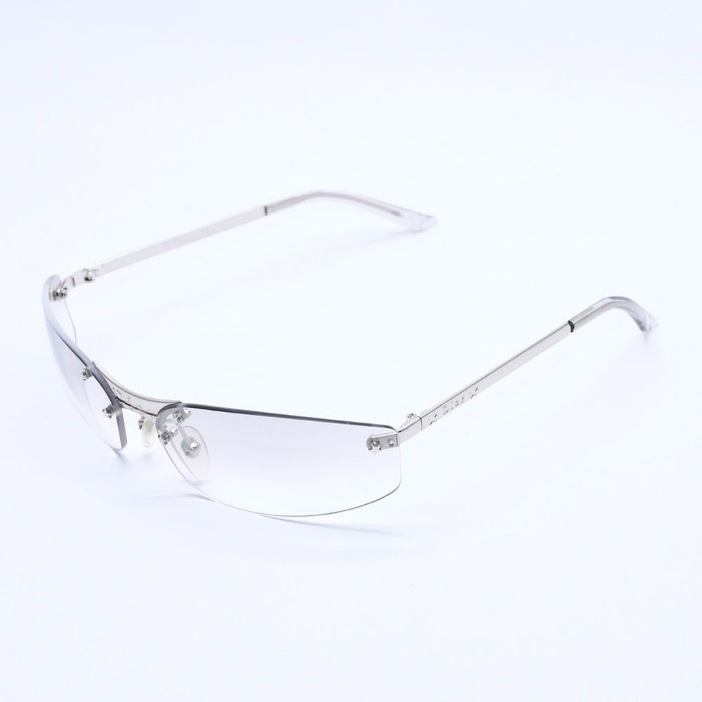 Christian Dior Sunglasses 65◻15 YB7NN Gray Silver Hardware Used 4a004134