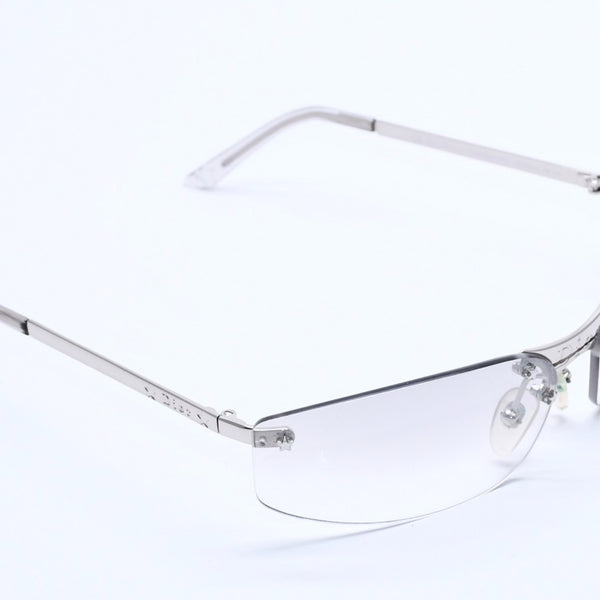 Christian Dior Sunglasses 65◻15 YB7NN Gray Silver Hardware Used 4a004134