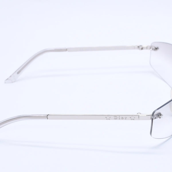 Christian Dior Sunglasses 65◻15 YB7NN Gray Silver Hardware Used 4a004134