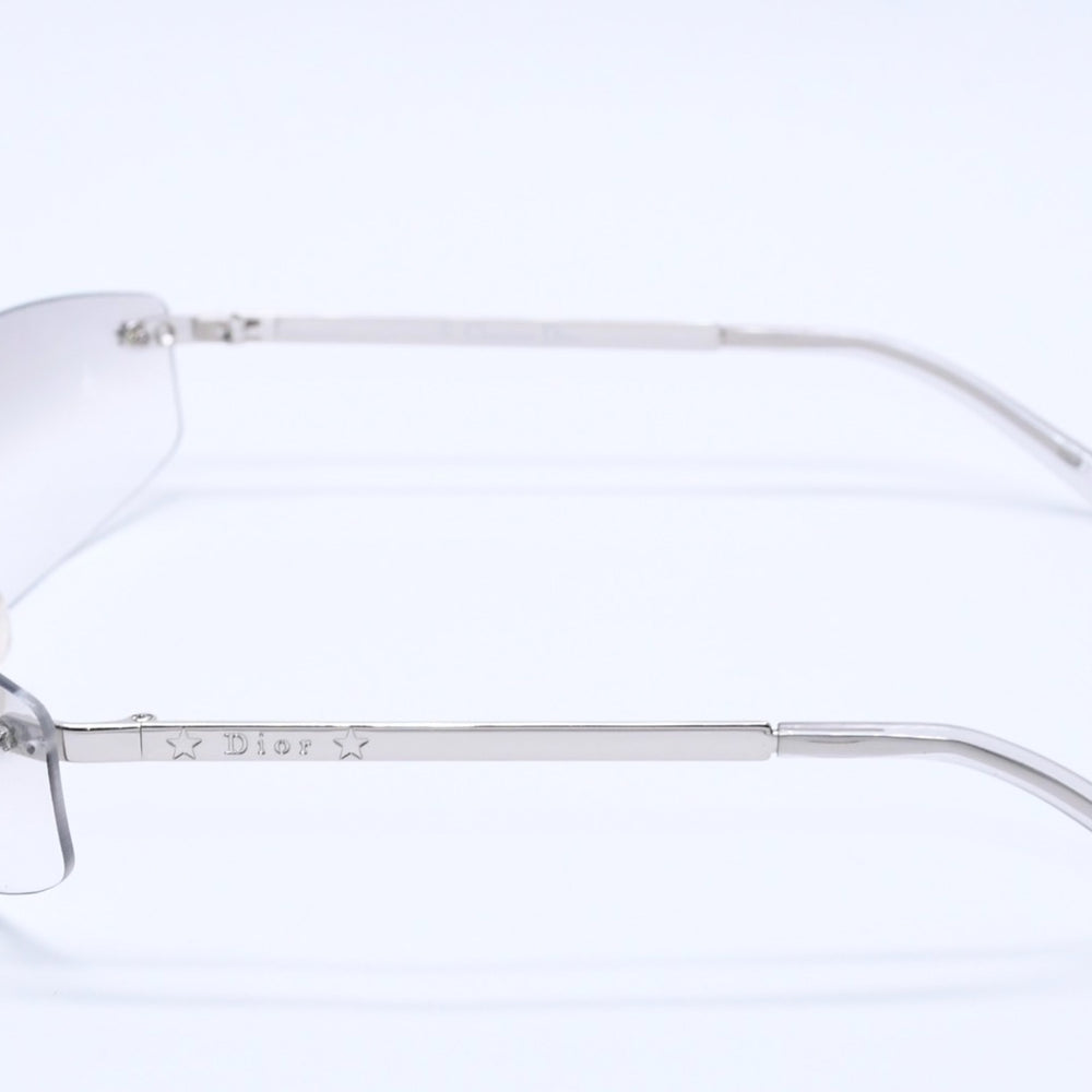 Christian Dior クリスチャンディオール Sunglasses サングラス 65◻︎15 YB7NN グレー シルバー金具 中古 4a004134