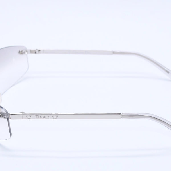 Christian Dior Sunglasses 65◻15 YB7NN Gray Silver Hardware Used 4a004134