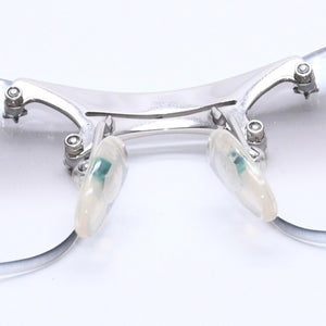 Christian Dior Sunglasses 65◻15 YB7NN Gray Silver Hardware Used 4a004134