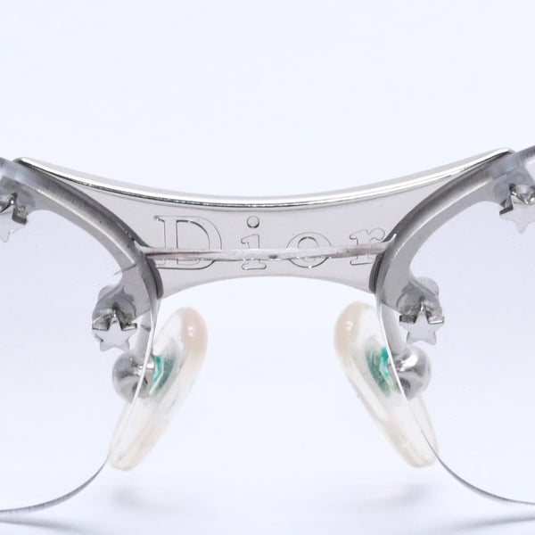 Christian Dior Sunglasses 65◻15 YB7NN Gray Silver Hardware Used 4a004134