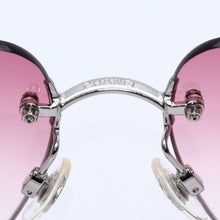 画像をギャラリービューアに読み込む, 極美品 CHANEL シャネル Sunglasses サングラス ラインストーン 4017-D ココマーク 62◻︎17 120 ピンク シルバーテンプル 中古 4a004041