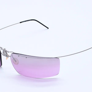 極美品 CHANEL シャネル 折りたたみ フロントココマーク 4032 サングラス 62◻︎17 パープルレンズ 中古 4a004038