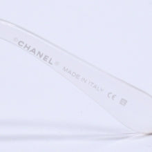 画像をギャラリービューアに読み込む, 極美品 CHANEL シャネル リムレス サングラス サイドココマーク クリアフレーム グレー 4107-B 62◻︎15 125 中古 4a004037