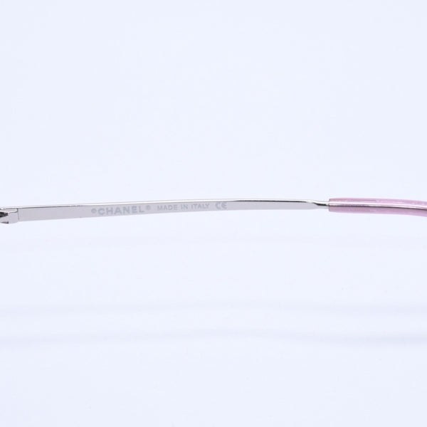 Mint condition CHANEL rimless sunglasses with Coco Mark, purple gradient, khaki. 4017 62◻17 120 Used 4a004039