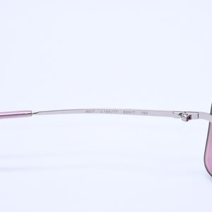 Mint condition CHANEL rimless sunglasses with Coco Mark, purple gradient, khaki. 4017 62◻17 120 Used 4a004039