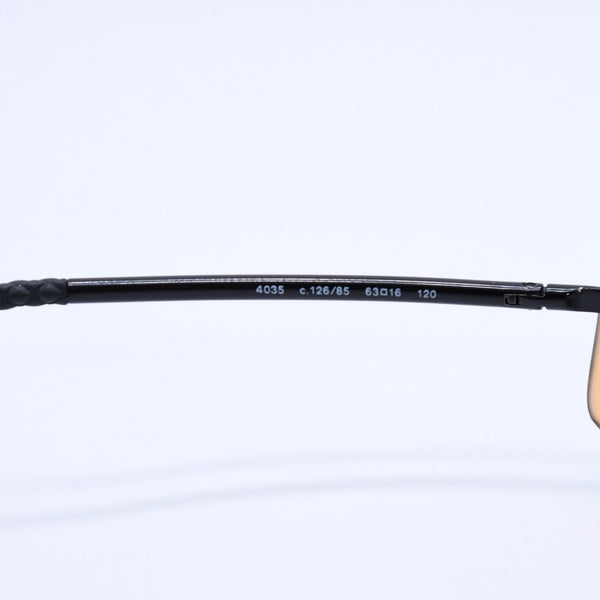 極美品 CHANEL シャネル リムレス 丸ココマーク サングラス イエローレンズ ゴールドレンズ 4035 63◻︎16 120 中古 4a004044