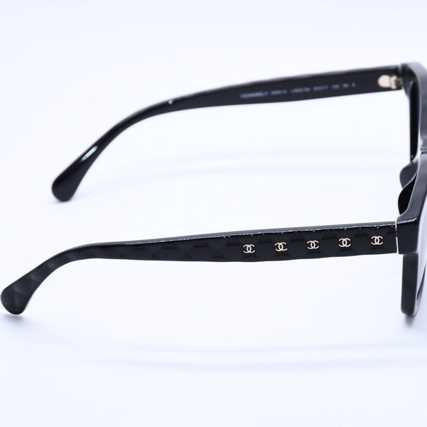 Very good condition CHANEL sunglasses eyewear 5484-A c.622/S4 size 54□17 140 here mark black used 4a004042