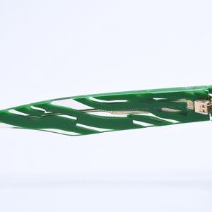 Like new condition BOTTEGA VENETA square sunglasses, green with gold hardware, BV1143S 55◻18 140 Used 4a004156