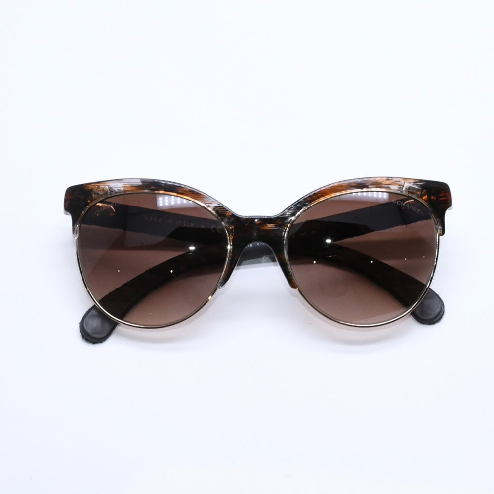 CHANEL シャネル サングラス アイウェア 5342-A c.1554/S5 サイズ54□19 140 ココマーク マトラッセテンプル 美品 中古 4a004034