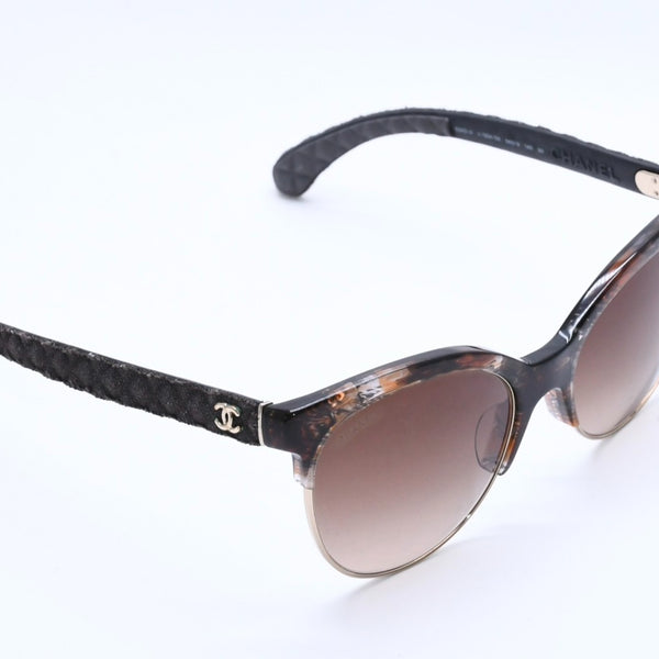 CHANEL シャネル サングラス アイウェア 5342-A c.1554/S5 サイズ54□19 140 ココマーク マトラッセテンプル 美品 中古 4a004034