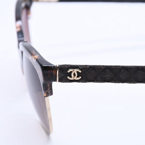 CHANEL シャネル サングラス アイウェア 5342-A c.1554/S5 サイズ54□19 140 ココマーク マトラッセテンプル 美品 中古 4a004034