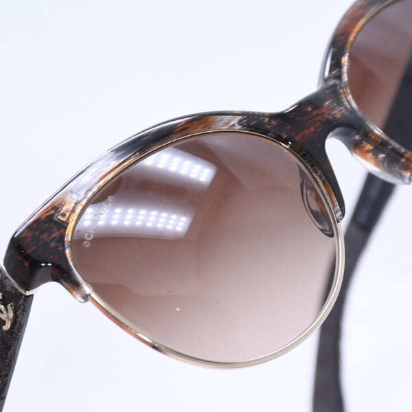 CHANEL シャネル サングラス アイウェア 5342-A c.1554/S5 サイズ54□19 140 ココマーク マトラッセテンプル 美品 中古 4a004034