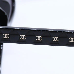 Very good condition CHANEL sunglasses eyewear 5484-A c.622/S4 size 54□17 140 here mark black used 4a004042