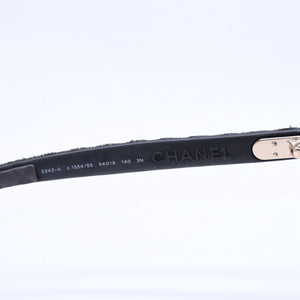 CHANEL シャネル サングラス アイウェア 5342-A c.1554/S5 サイズ54□19 140 ココマーク マトラッセテンプル 美品 中古 4a004034