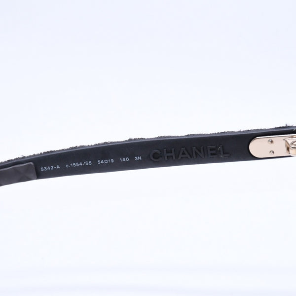 CHANEL シャネル サングラス アイウェア 5342-A c.1554/S5 サイズ54□19 140 ココマーク マトラッセテンプル 美品 中古 4a004034