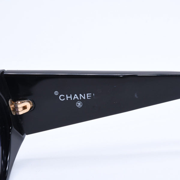 CHANEL シャネル サングラス アイウェア 03522 94305 ココマーク ミラー ブラック プラスチック アセテート 美品 中古 4a004046