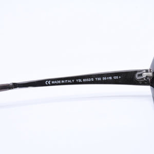 Yves Saint Laurent Sunglasses Sunglasses 6032/S Black 56□16 135 Good Condition Used 4a000327