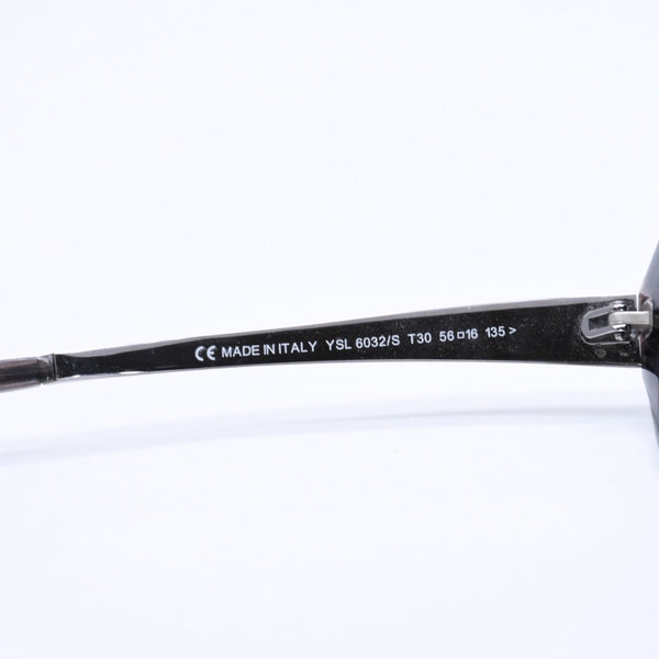 Yves Saint Laurent Sunglasses Sunglasses 6032/S Black 56□16 135 Good Condition Used 4a000327