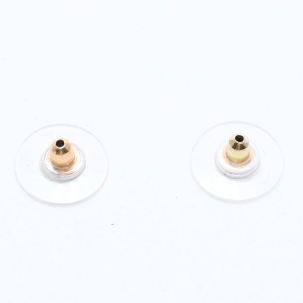 Very Good Condition CHANEL Earrings Coco Mark Coin Motif Gold Color Gold A16V Engraved Used 4a003873