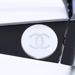 CHANEL シャネル サングラス アイウェア 03522 94305 ココマーク ミラー ブラック プラスチック アセテート 美品 中古 4a004046
