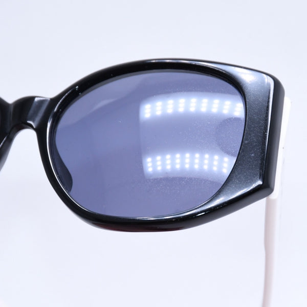 CHANEL Sunglasses Eyewear 05251 C0229 Coco Mark Side Logo Bicolor Black White Good Condition Used 4a004048