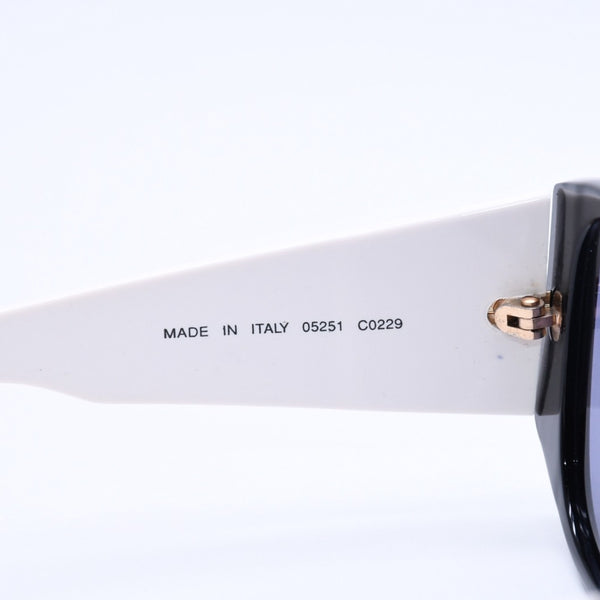 CHANEL Sunglasses Eyewear 05251 C0229 Coco Mark Side Logo Bicolor Black White Good Condition Used 4a004048