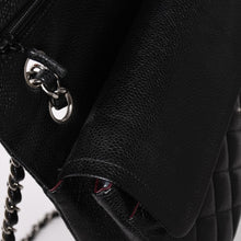 画像をギャラリービューアに読み込む, 極美品 CHANEL シャネル マトラッセ25 Wフラップ Wチェーンショルダーバッグ 19番台 ココマーク キャビアスキン ブラック 中古 4a004054