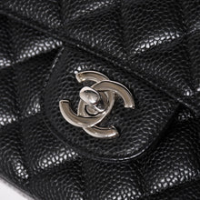 画像をギャラリービューアに読み込む, 極美品 CHANEL シャネル マトラッセ25 Wフラップ Wチェーンショルダーバッグ 19番台 ココマーク キャビアスキン ブラック 中古 4a004054