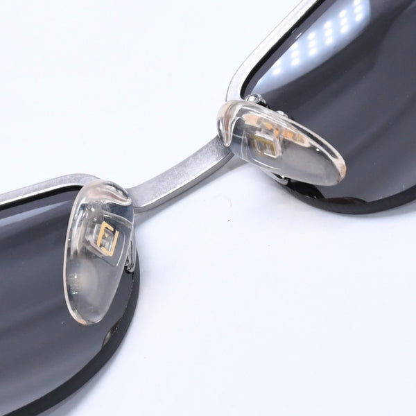 FENDI Half Rim Sunglasses Eyewear FS412 060 Size 64□16 125 Belt Temple Black Good Condition Used 4a004161