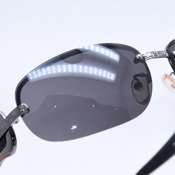 FENDI Half Rim Sunglasses Eyewear FS412 060 Size 64□16 125 Belt Temple Black Good Condition Used 4a004161