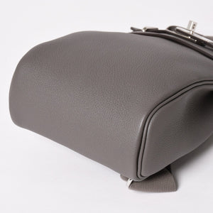 Like new Hermes Kelly Akkado PM K engraved one shoulder bag Grimeyer Togo Silver hardware Used 4a004063