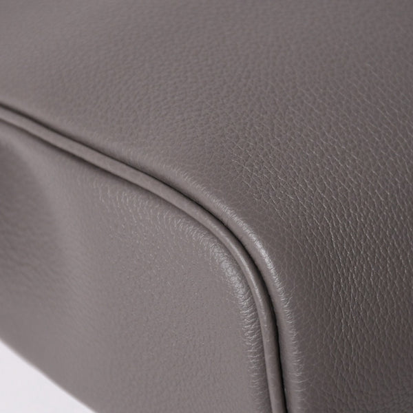 Like new Hermes Kelly Akkado PM K engraved one shoulder bag Grimeyer Togo Silver hardware Used 4a004063