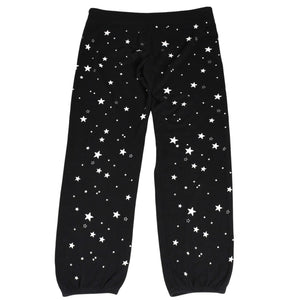 CHROME HEARTS クロムハーツ ホースシュー スタープリント スウェットパンツ CHクロス ドット柄 ブラック Mサイズ 美品 中古 4a004067
