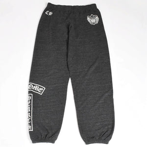 CHROME HEARTS Chrome Hearts Logo Sweatpants CH Logo BS Flare Scroll Label T Bar Dark Gray M Size Fleece Fabric Good Condition Used 4a004097