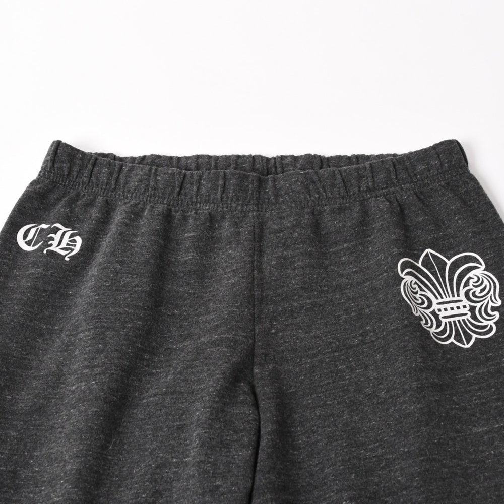 CHROME HEARTS Chrome Hearts Logo Sweatpants CH Logo BS Flare Scroll Label T Bar Dark Gray M Size Fleece Fabric Good Condition Used 4a004097