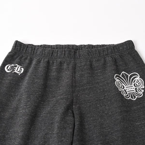 CHROME HEARTS Chrome Hearts Logo Sweatpants CH Logo BS Flare Scroll Label T Bar Dark Gray M Size Fleece Fabric Good Condition Used 4a004097
