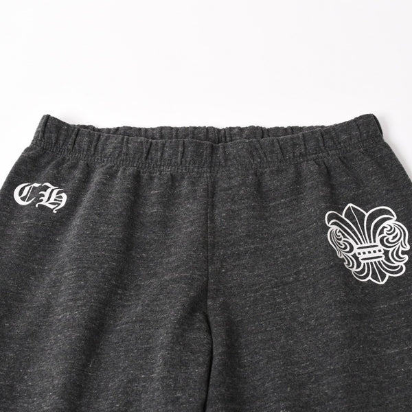 CHROME HEARTS Chrome Hearts Logo Sweatpants CH Logo BS Flare Scroll Label T Bar Dark Gray M Size Fleece Fabric Good Condition Used 4a004097